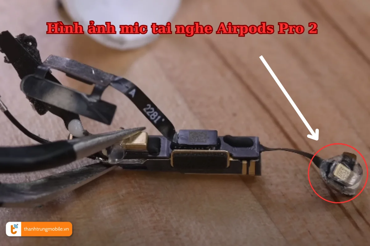 Mic tai nghe AirPods Pro 2 bị hư hỏng chủ yếu do rơi rớt