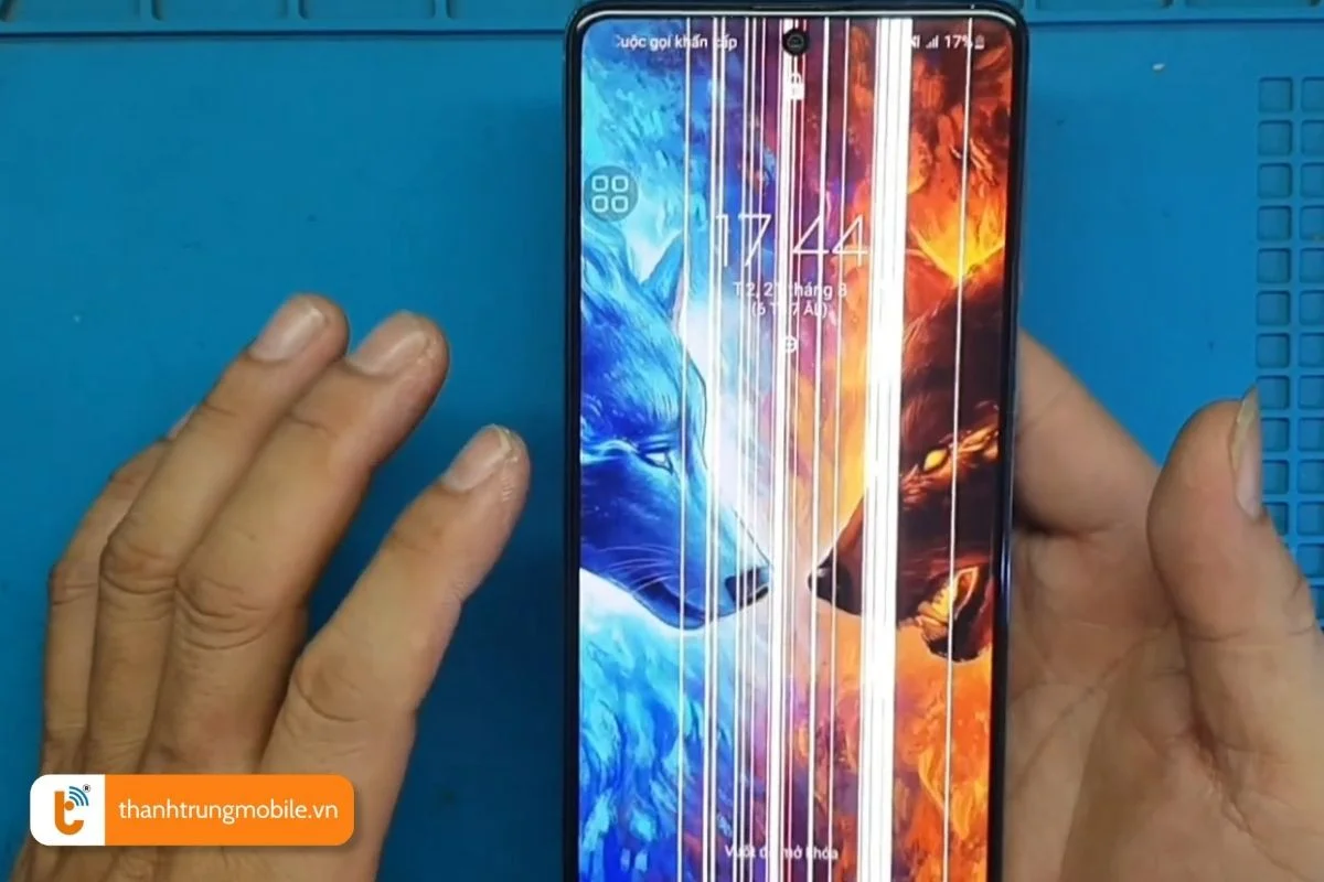 Nguyên nhân khiến màn hình Samsung A71 bị hỏng