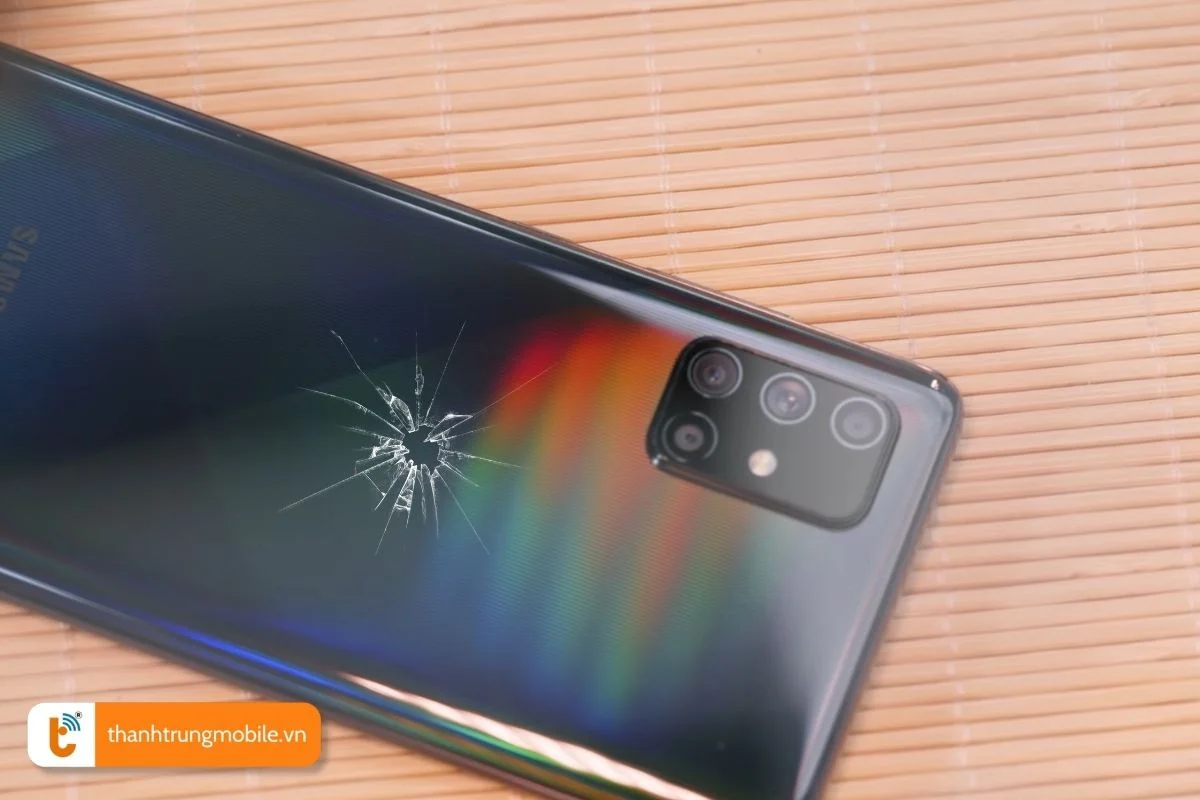 nguyen nhan khien vo lung samsung a71 hong