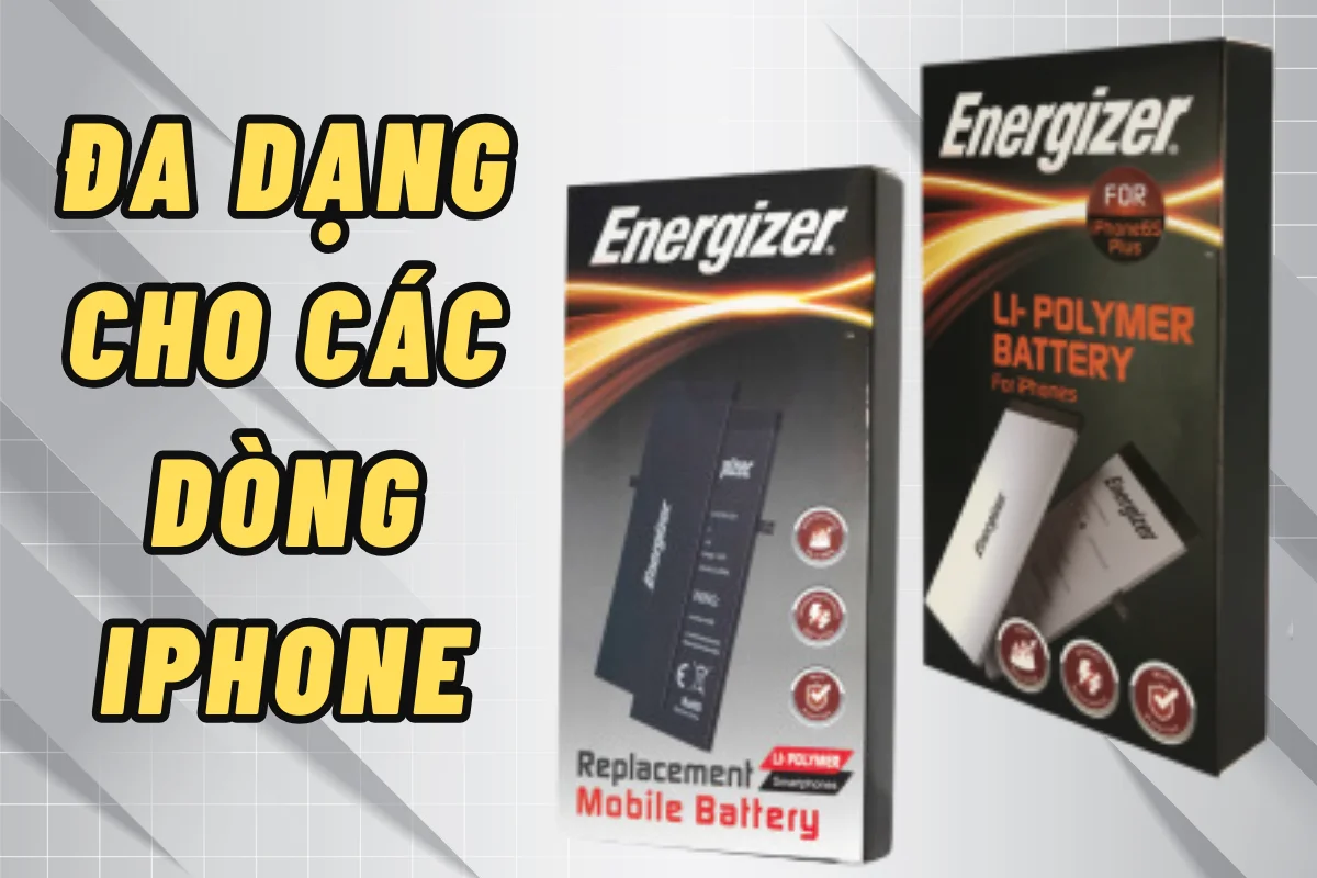 pin energizer cho iPhone