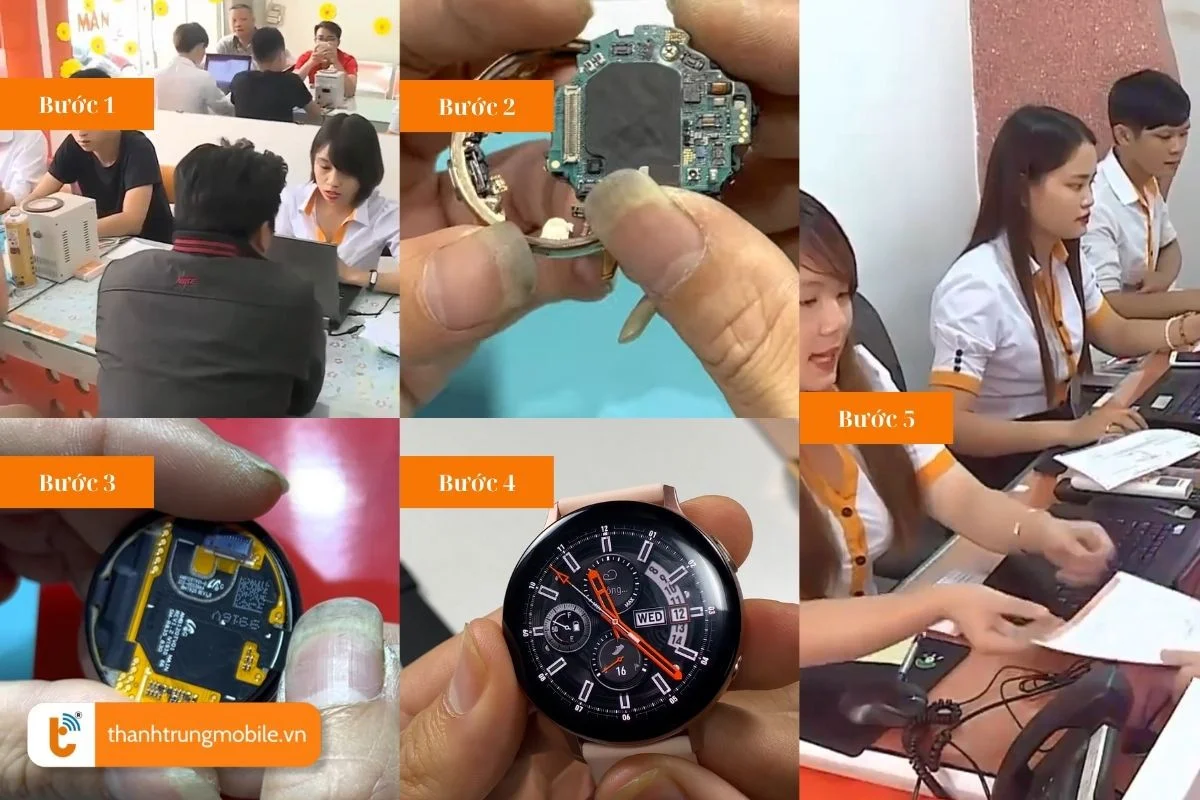 quy trinh thay chan sac samsung watch active