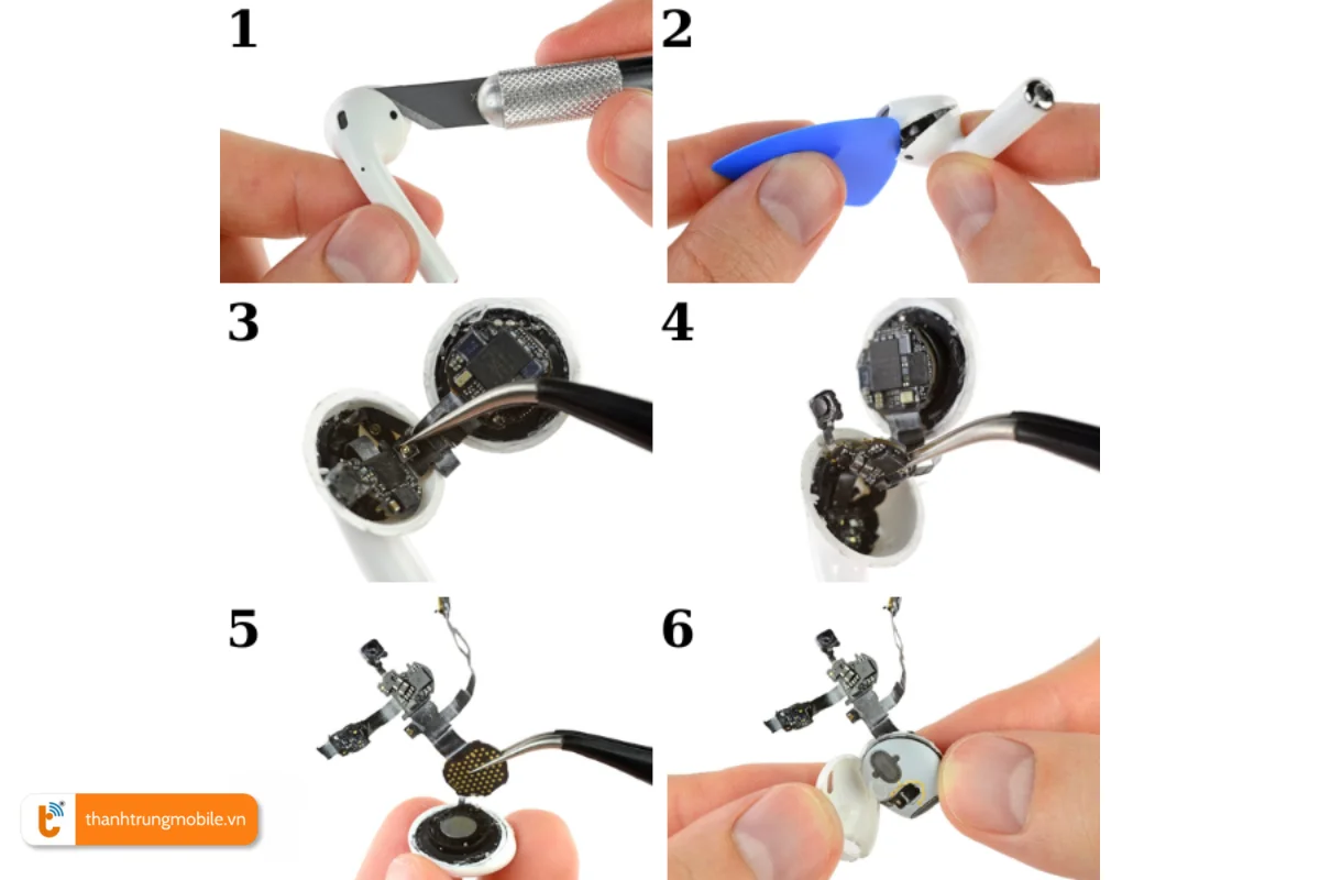 Quy trình thay loa tai nghe AirPods chuyên nghiệp tại Thành Trung Mobile