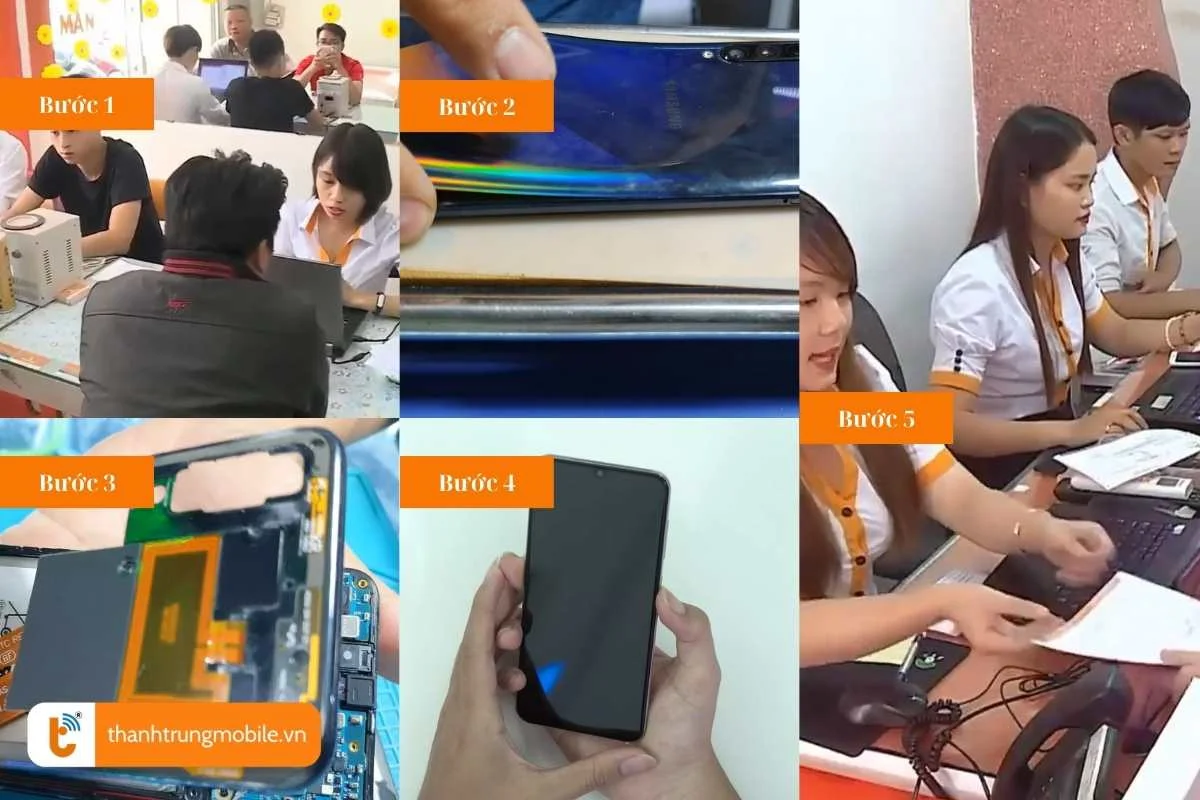 quy trinh thay main samsung galaxy a50 a50s chuyen nghiep