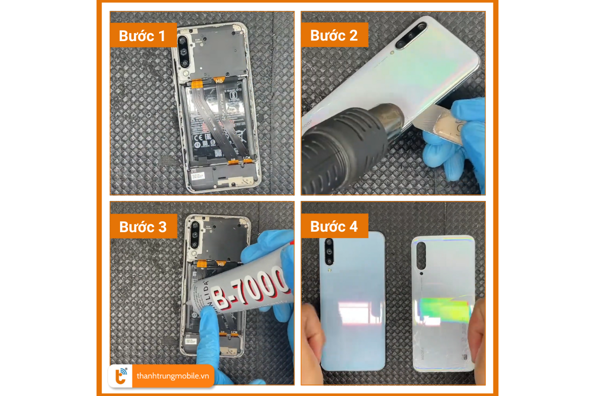 Quy trình thay vỏ Vivo