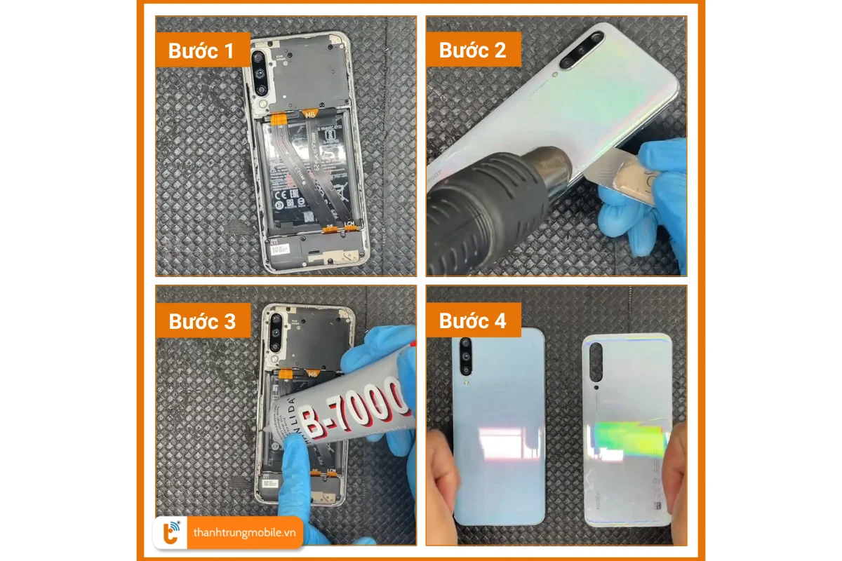 Quy trình thay vỏ Vivo