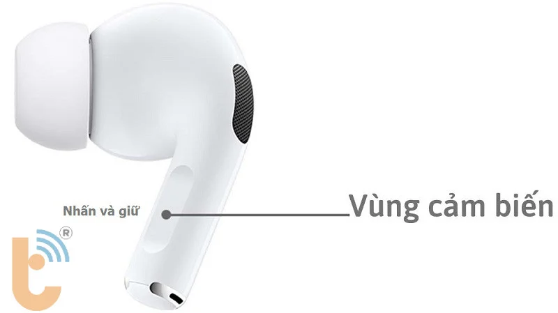 Nhấn và giữ cảm biến lực