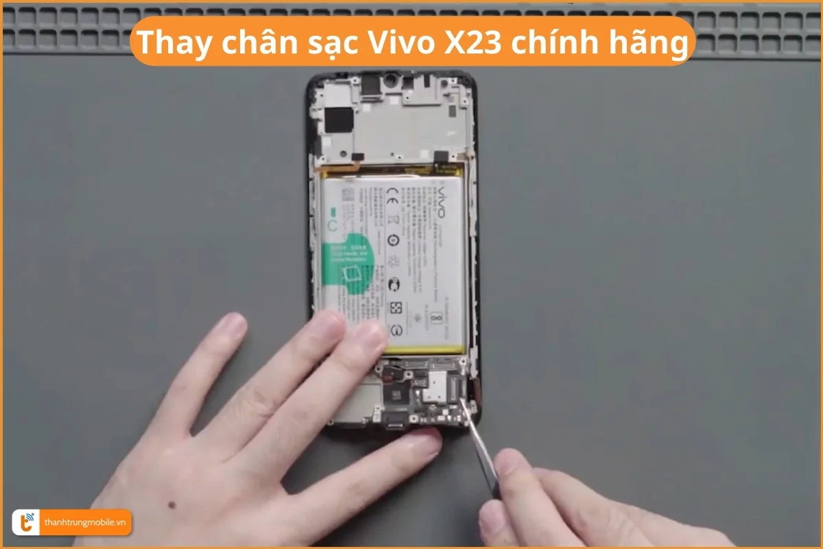 Thay chân sạc Vivo X23 chính hãng