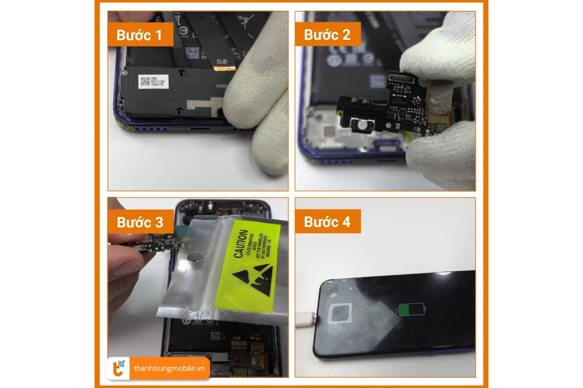 Thay chân sạc Xiaomi Mi A3 giá rẻ