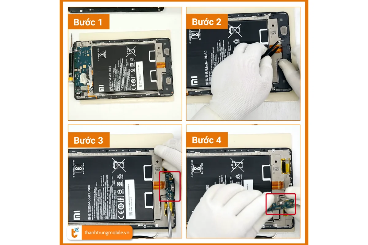 Thay chân sạc Xiaomi Mi Pad 4 giá rẻ