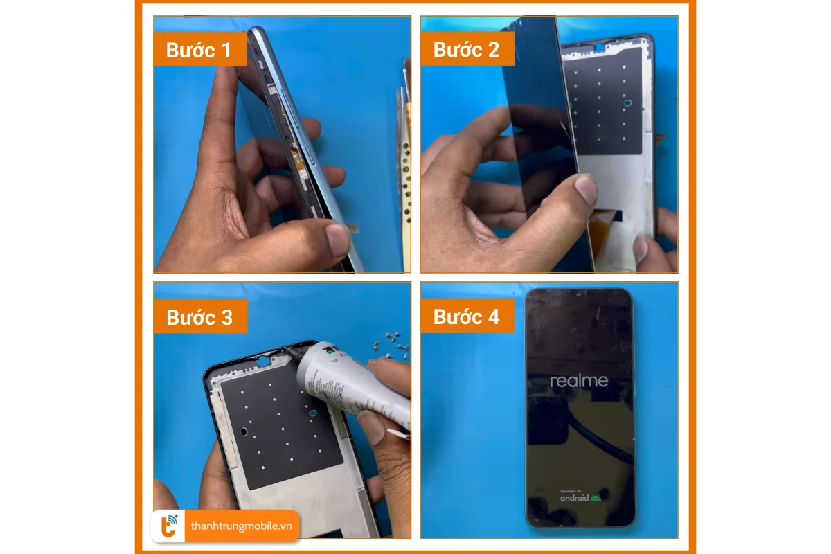 Thay màn hình Realme C21Y giá rẻ