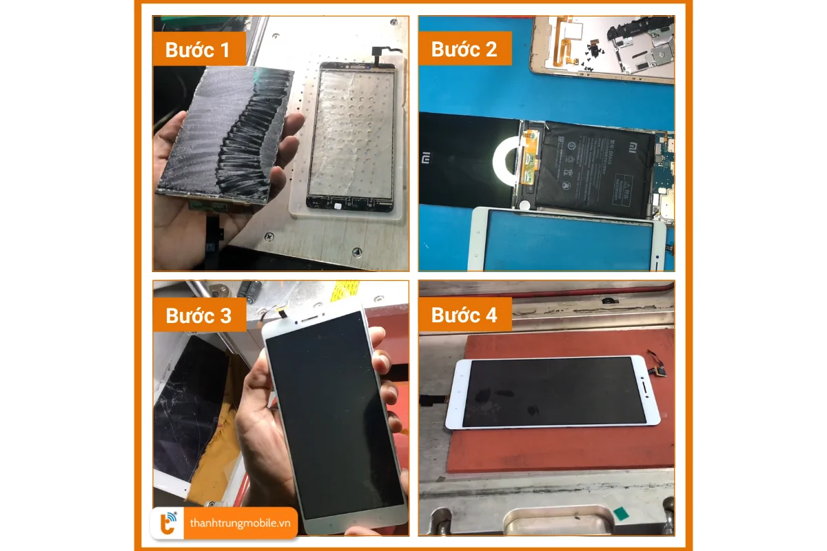 Thay mặt kính cảm ứng Xiaomi Mi Max 3 giá rẻ