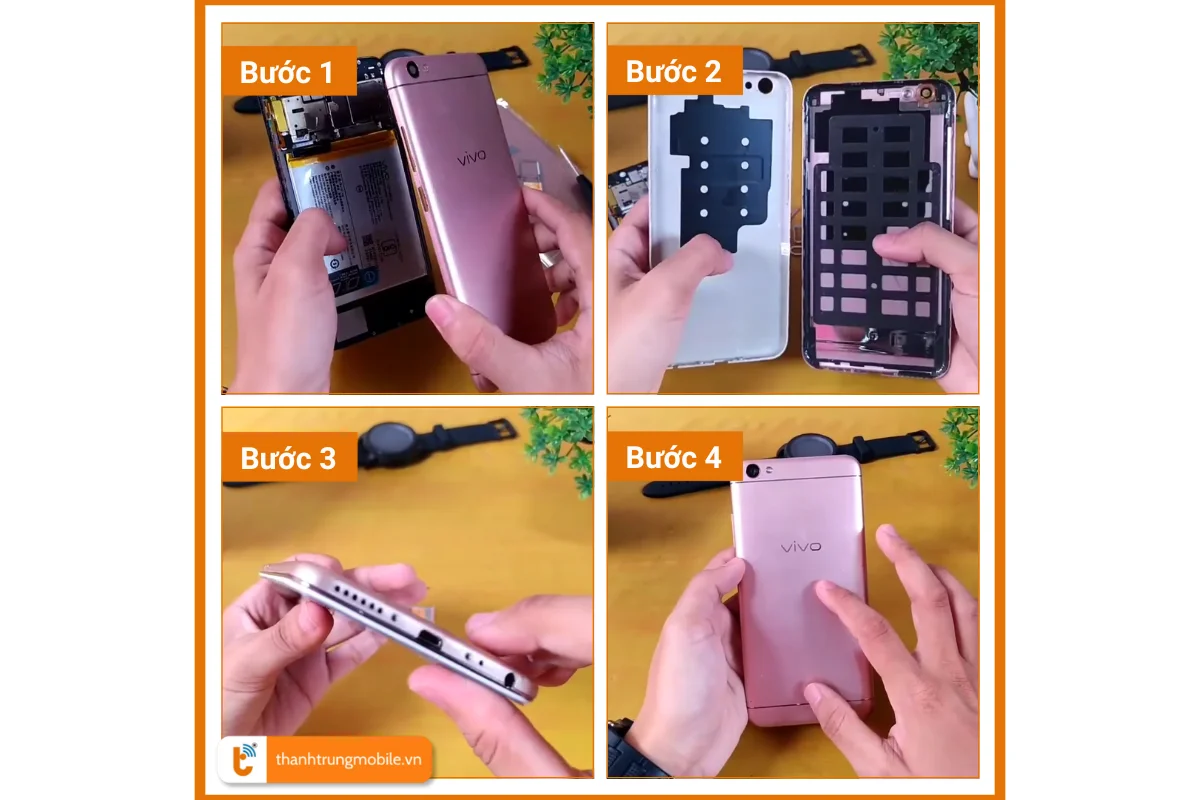 Thay nắp lưng Vivo V5 giá rẻ