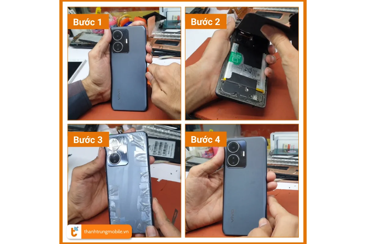 Thay nắp lưng Vivo Y55 | Y55S giá rẻ