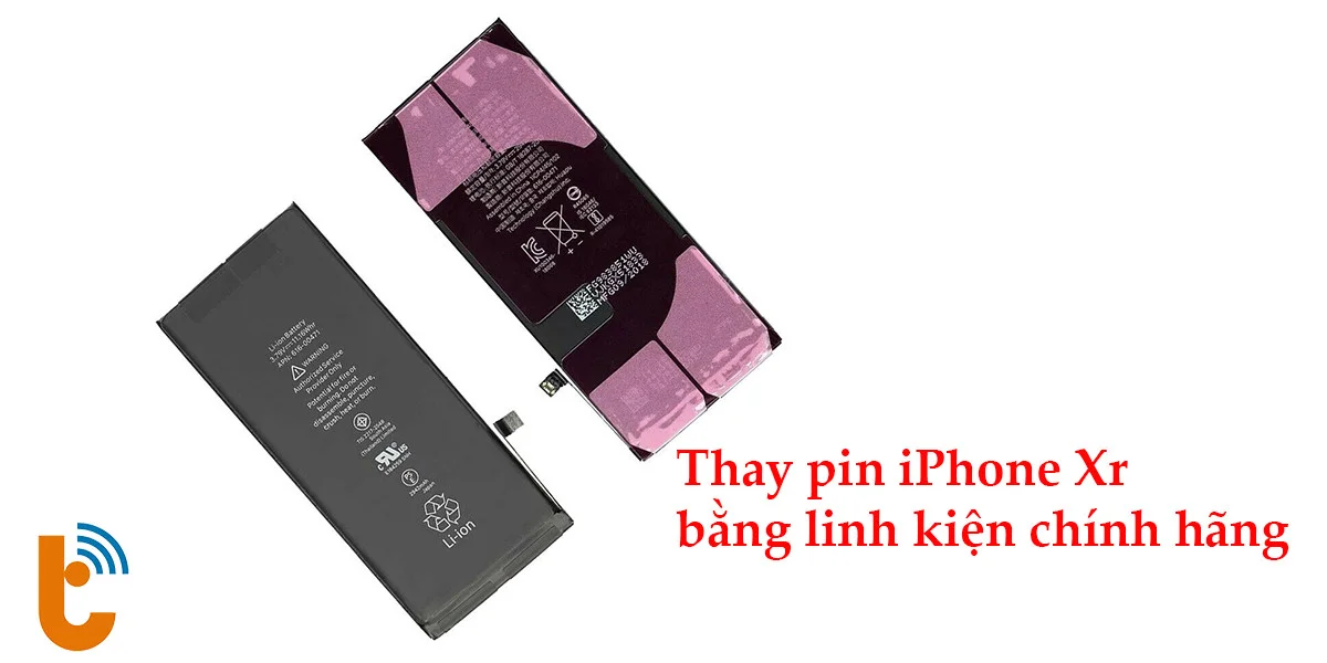 thay pin iPhone Xr bằng linh kiện chính hãng