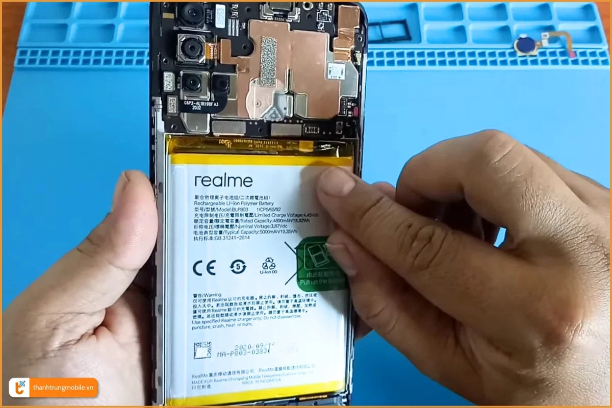 Thay pin Realme C17 chính hãng