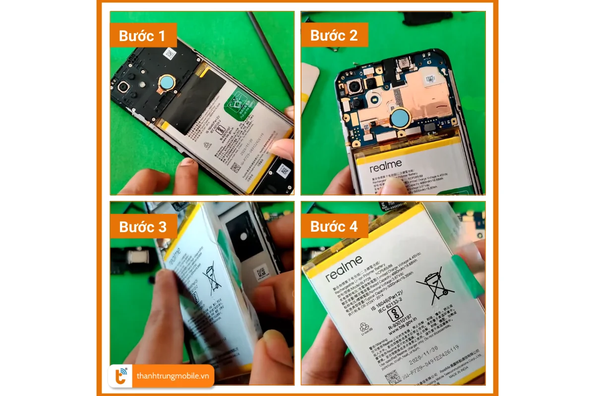 Thay pin realme c21y giá rẻ