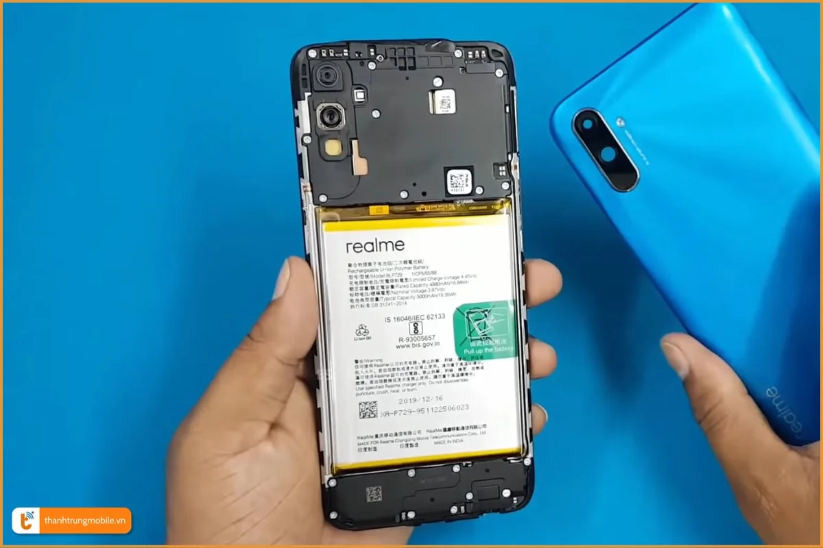 Thay pin Realme C3 chính hãng