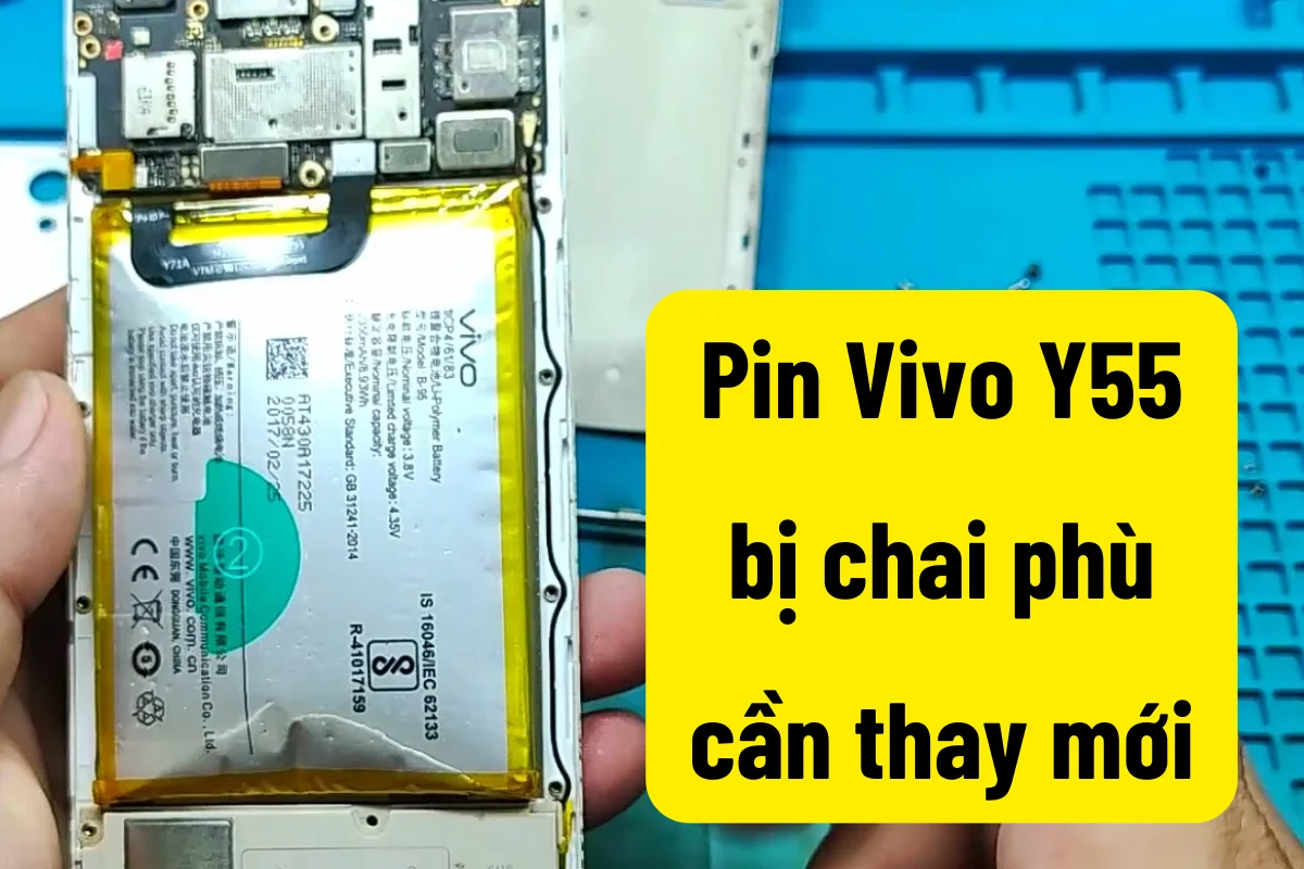 Thay pin Vivo 1610 Y55