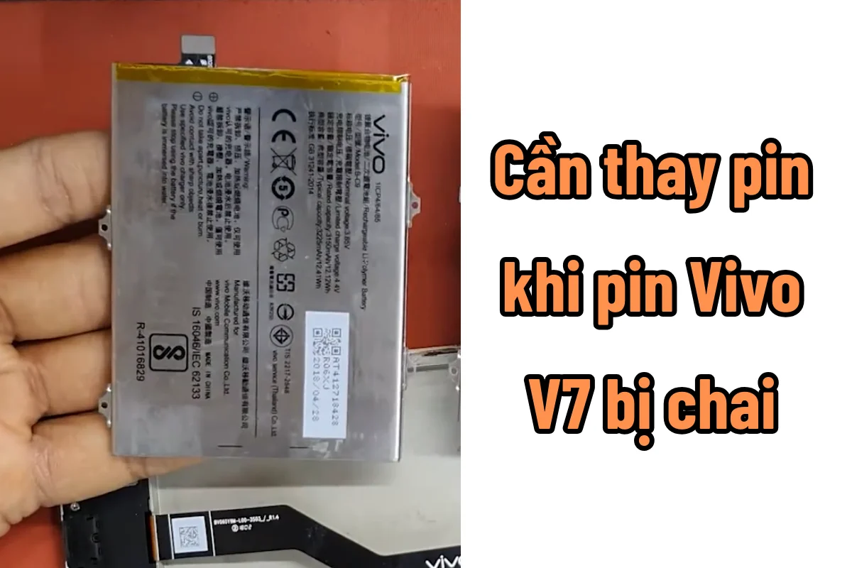 Thay pin Vivo V7 plus