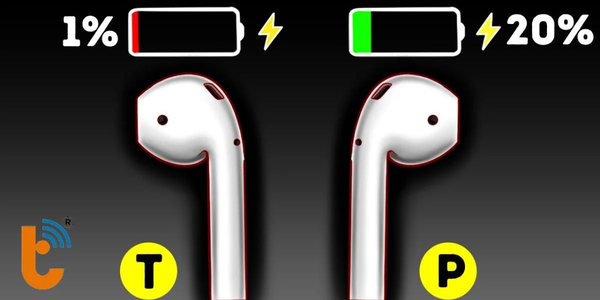 Tìm hiểu về tai nghe Airpods hết pin không đều