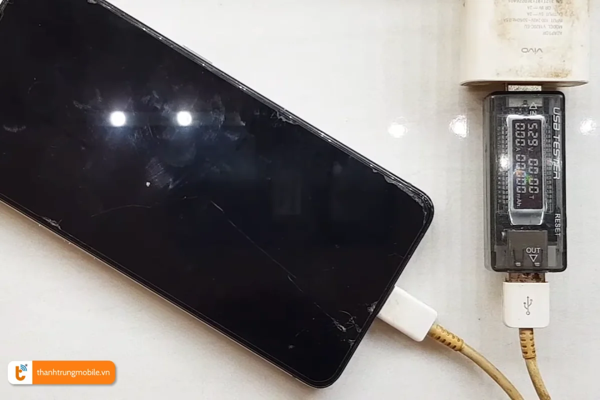 Tình trạng sạc không vào pin ở Realme X2