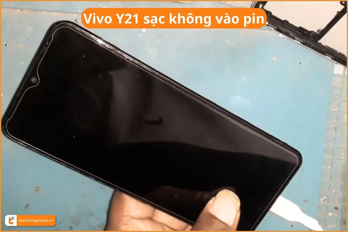 Vivo Y21 sạc không vào pin