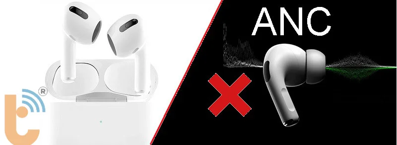 Tai nghe AirPods không có tính năng chống ồn