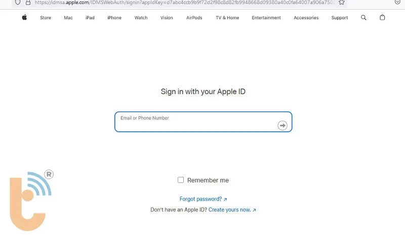 Truy cập mysupport.apple.com