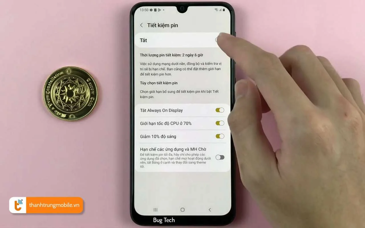 cach khac phuc tinh trang chai pin tren dien thoai samsung