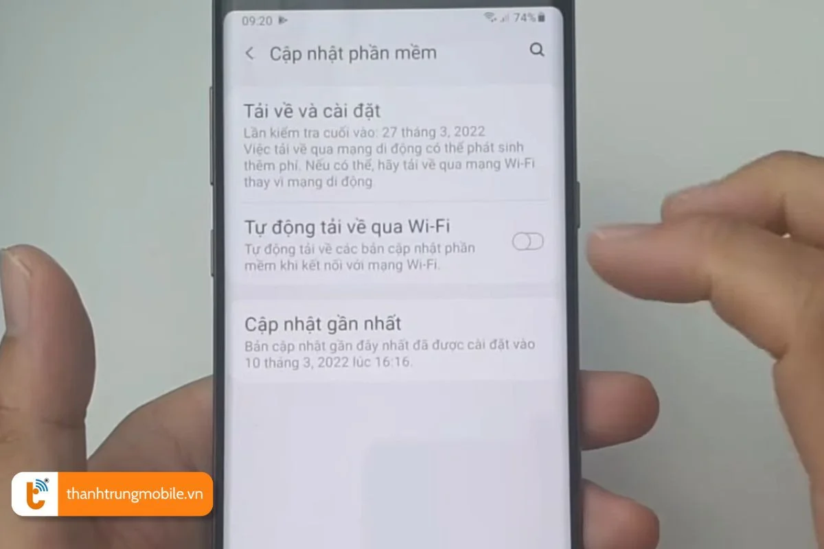 cap nhat phien ban he dieu hanh moi cho smartphone