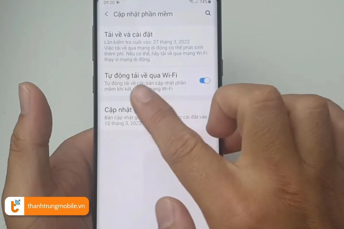 cap nhat phien ban moi nhat cho thiet bi samsung