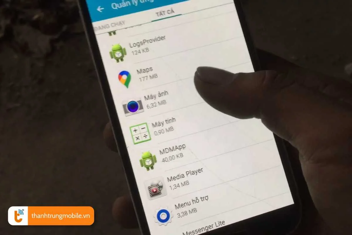 dat lai ung dung may anh tren smartphone
