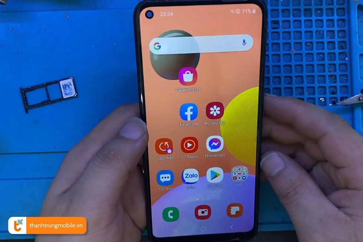 dau hieu nhan biet dien thoai samsung song yeu