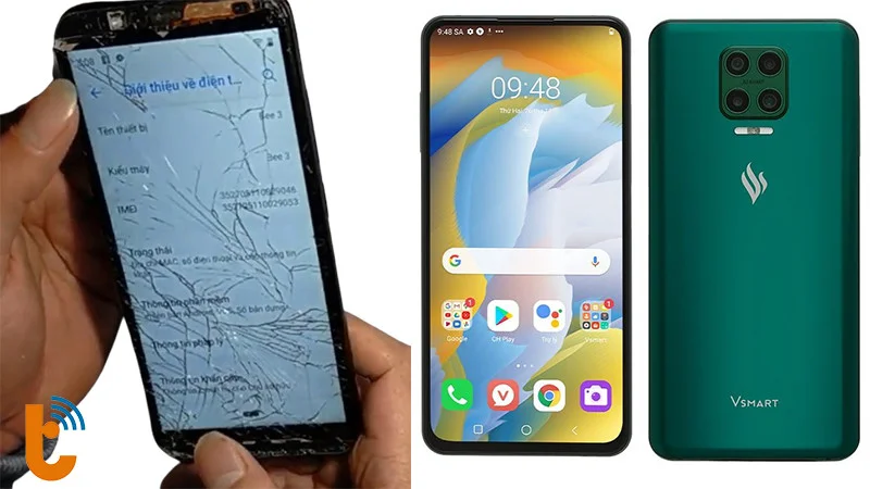 Dấu hiệu cần thay mặt kính Vsmart Aris