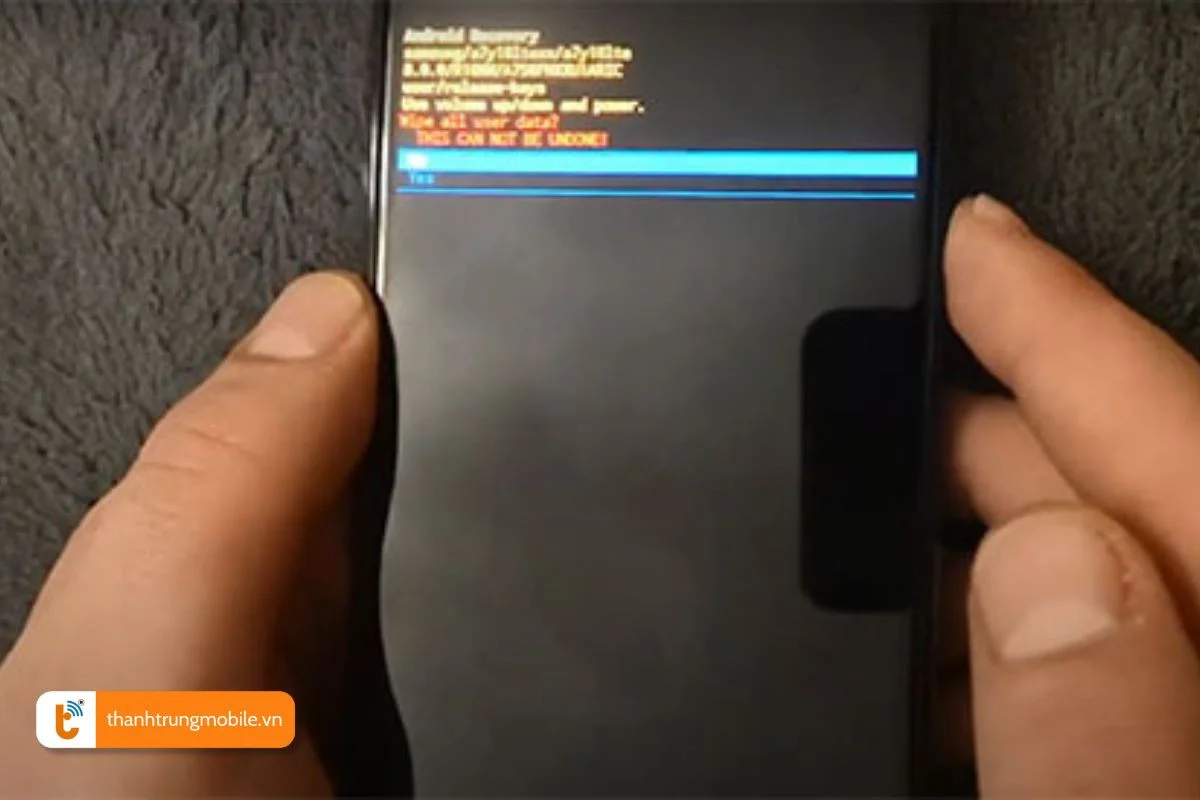 dung che do recovery reset samsung a7