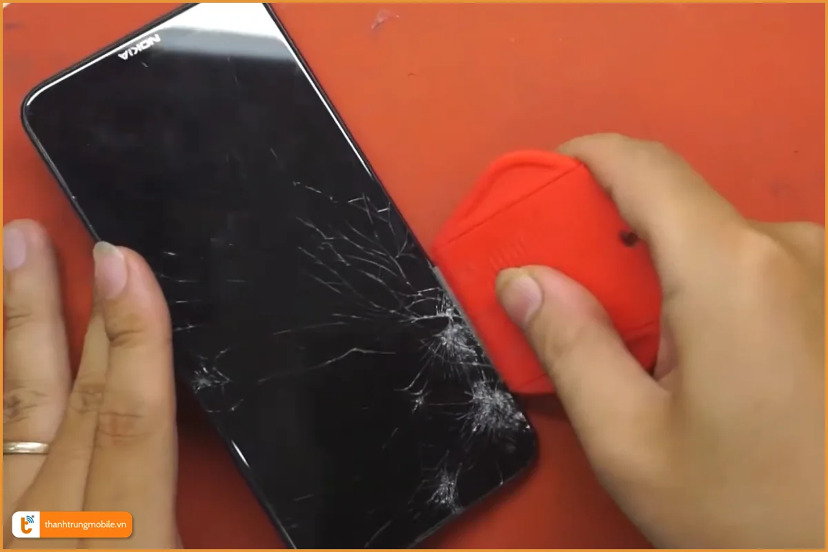 Ép, thay mặt kính cảm ứng Nokia 5.4