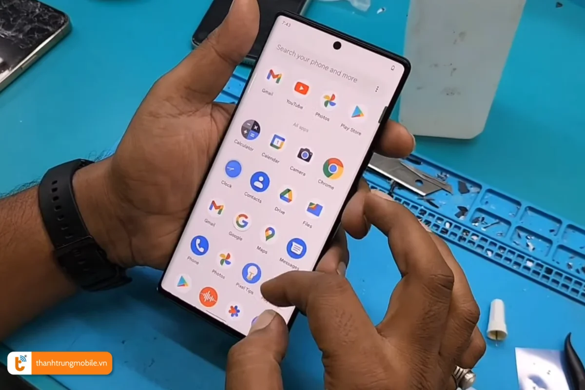 Google Pixel 6 Pro hiển thị như mới sau khi được thay kính chính hãng