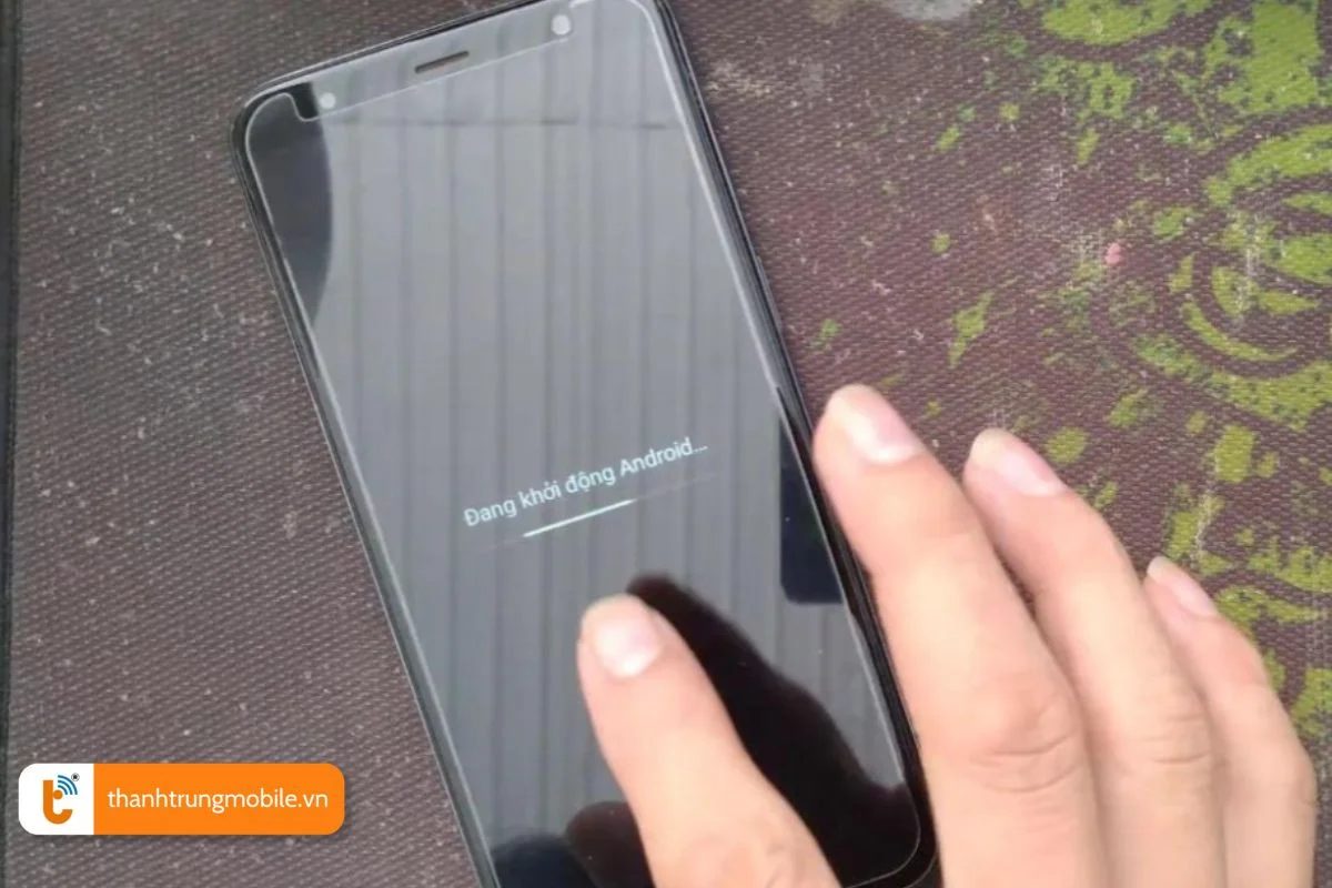 khoi dong thiet bi samsung