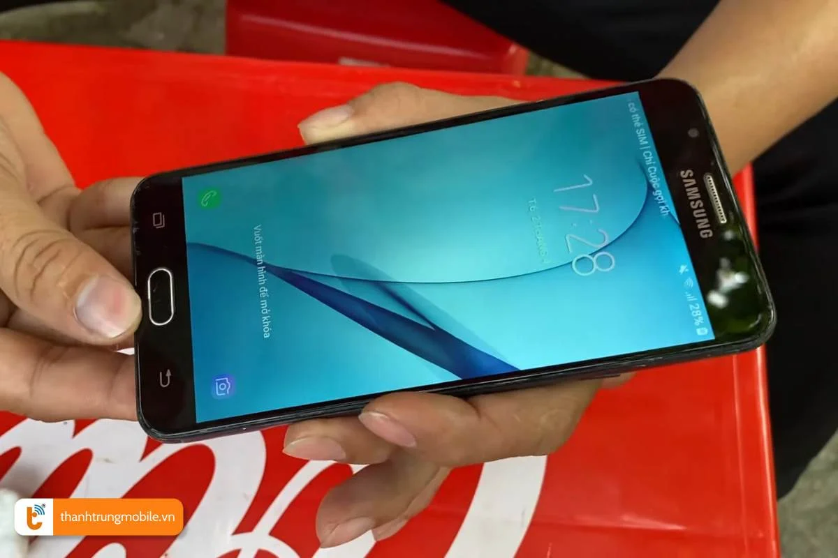 man hinh hien thi samsung bi loan cam ung giat lag