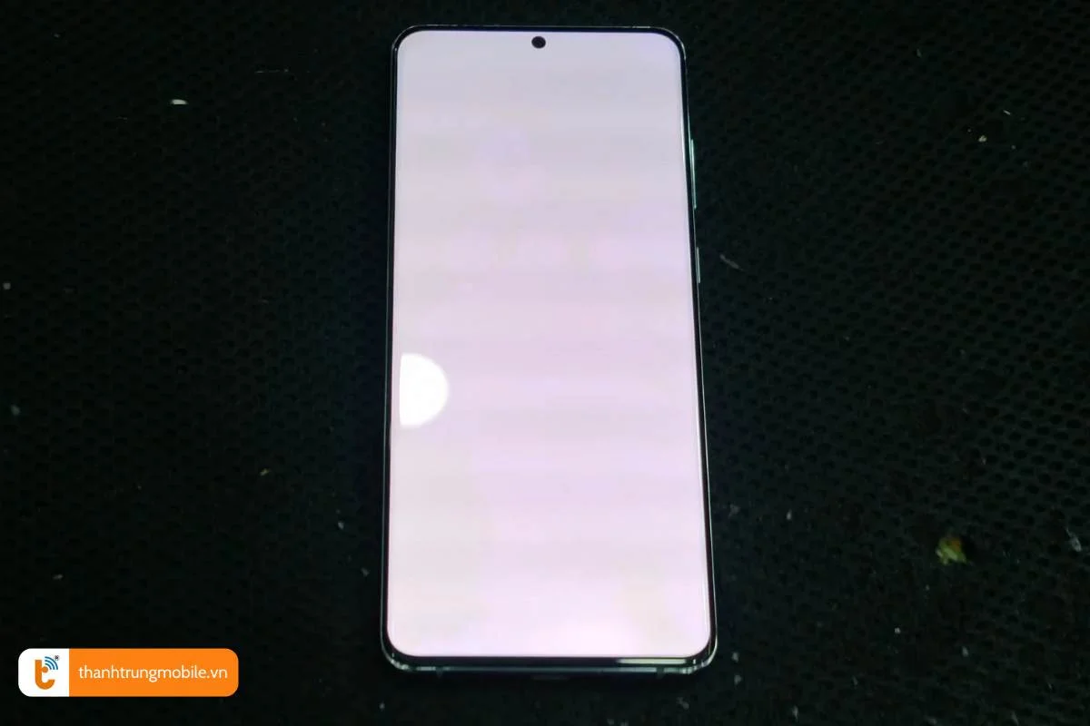 man hinh hien thi samsung bi trang xoa