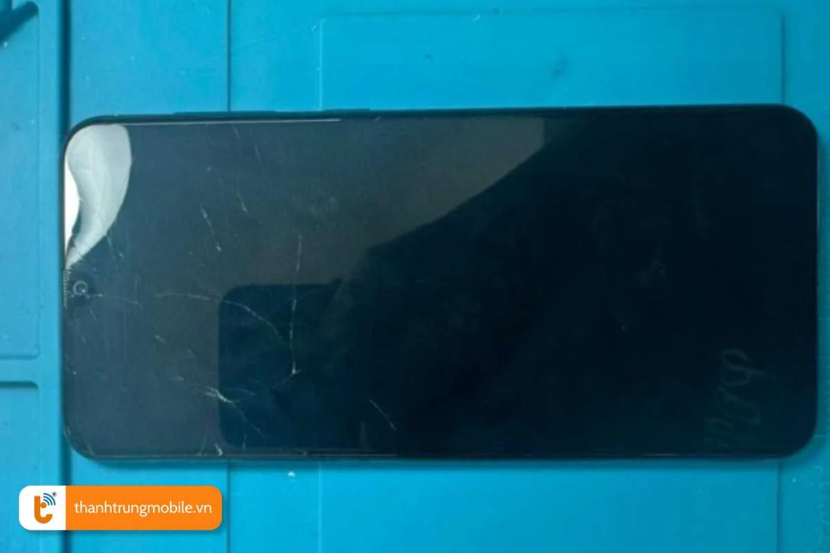 nguyen nhan dien thoai samsung bi den man hinh nhung van chay