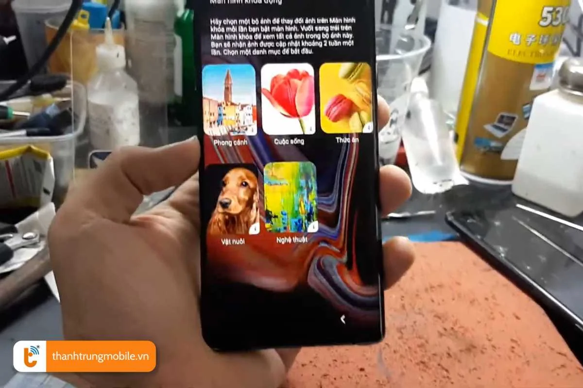 nguyen nhan khien man hinh samsung chop nhay lien tuc