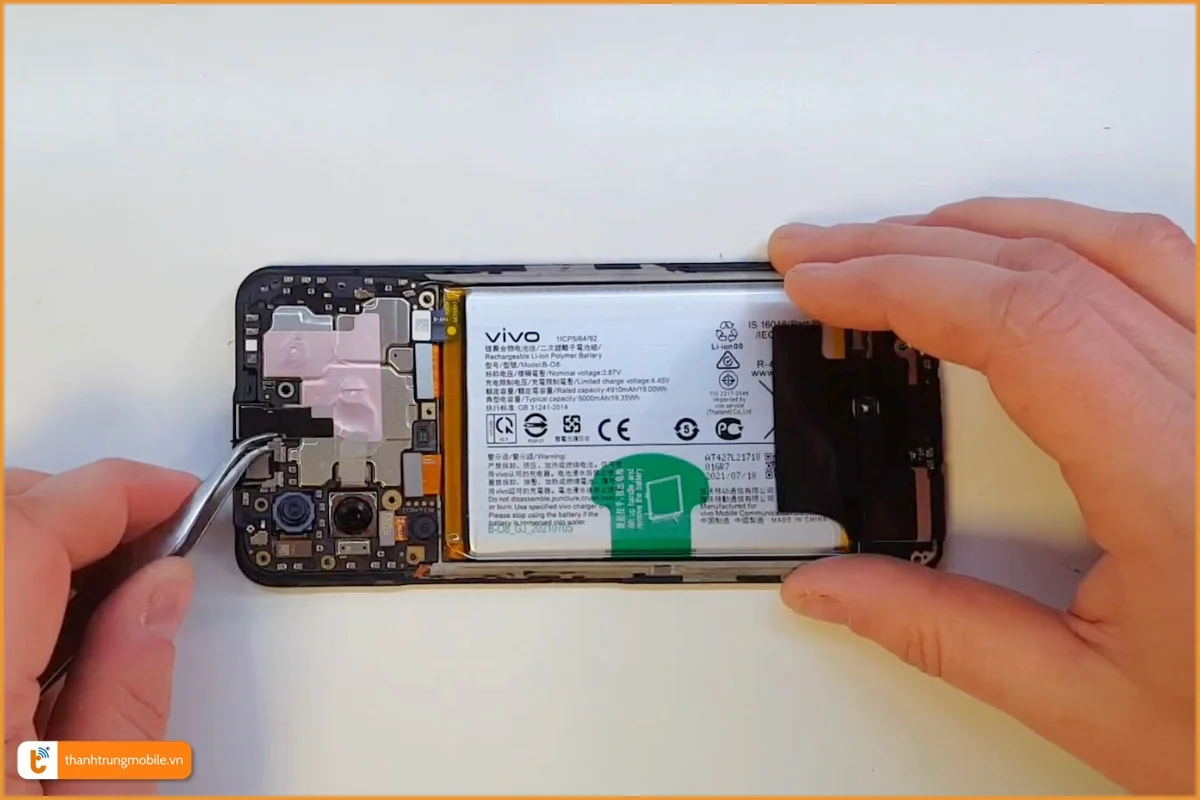 Quy trình thay camera Vivo Y72