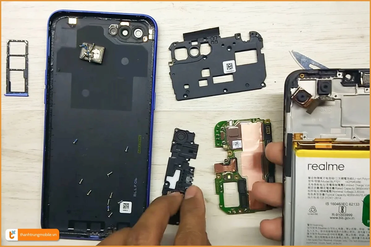 Quy trình thay loa Realme C2