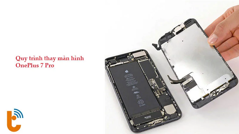 quy trình thay màn hình chính hãng OnePlus 7 Pro