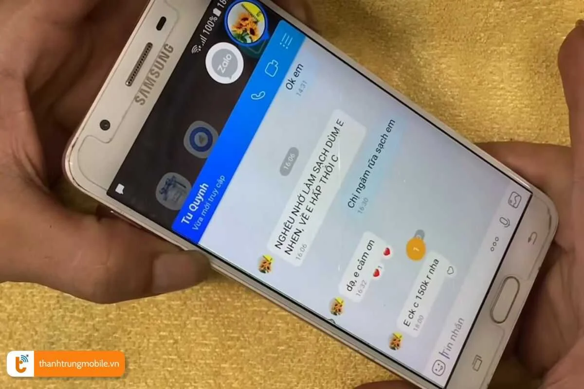 Samsung J7 Prime liệt cảm ứng