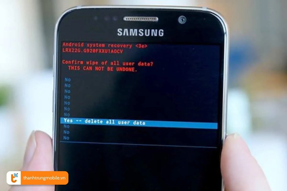 su dung che do recovery khoi phuc lai phan mem samsung s6 edge