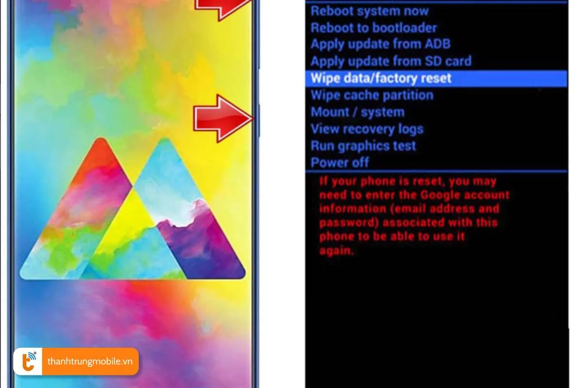 su dung che do recovery tren samsung galaxy m20