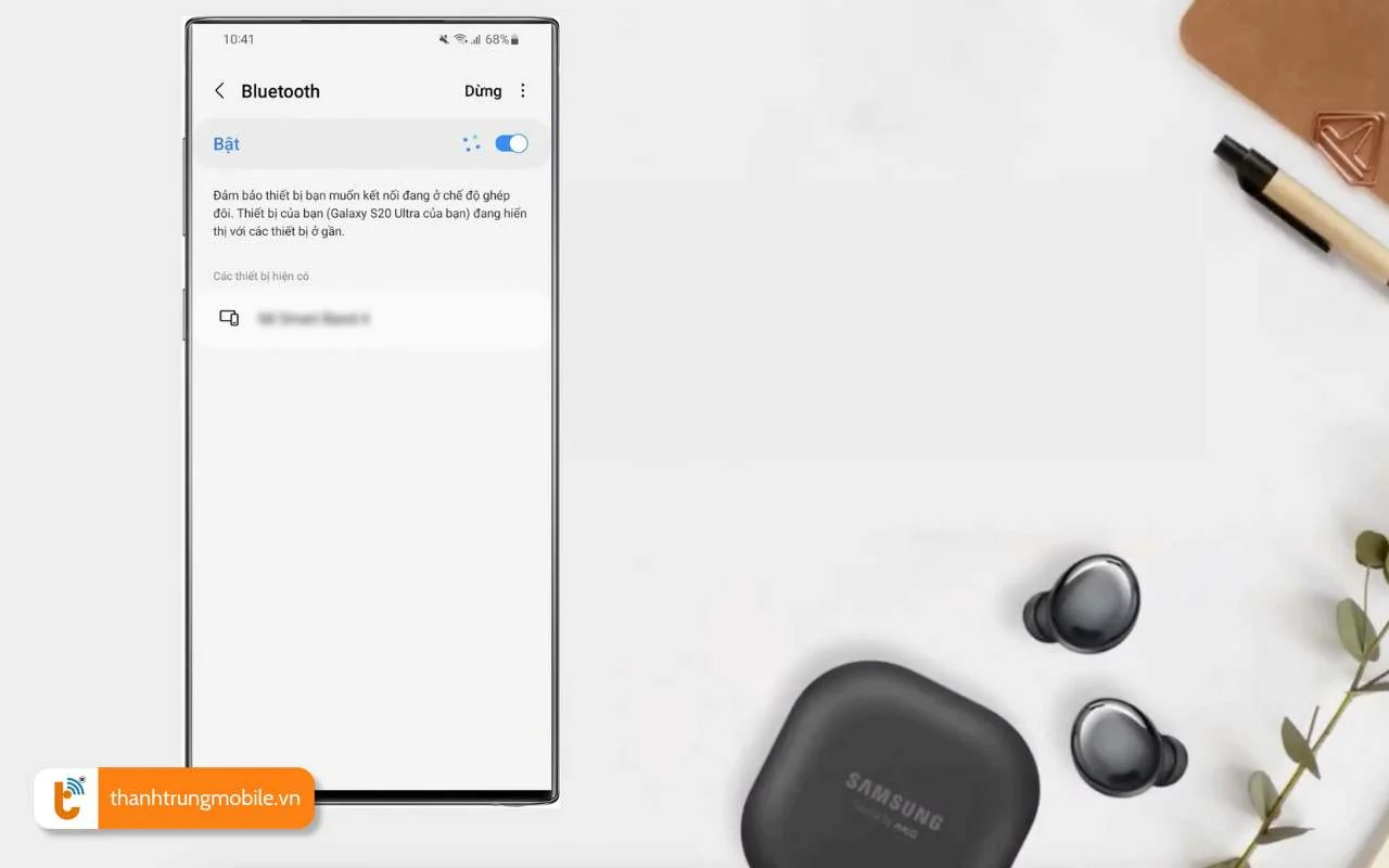su dung loa ngoai hoac tai nghe bluetooth