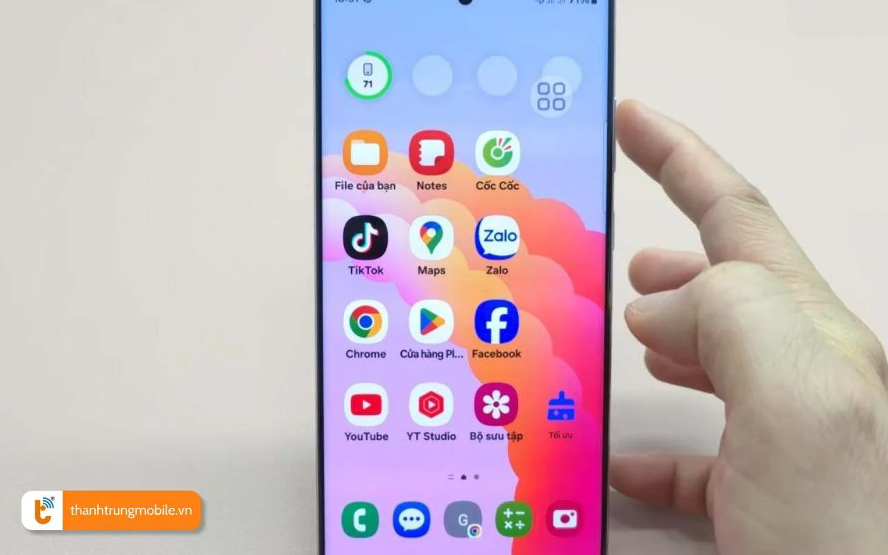 su dung nut tang am luong tren dien thoai samsung